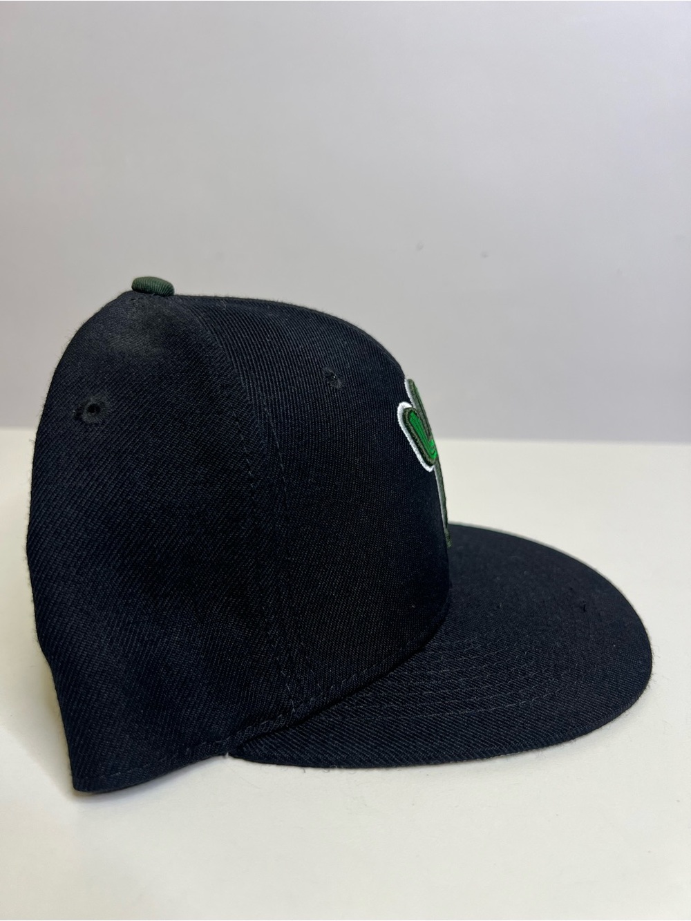 Baseballism Cactus Bat Cap Black Green - Fitted Size 7 1/2 - Picture 5 of 8